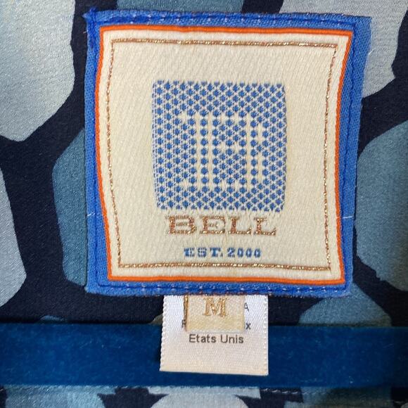 Anthropologie Bell Silk Popover Long Sleeve Blouse - Picture 3 of 5